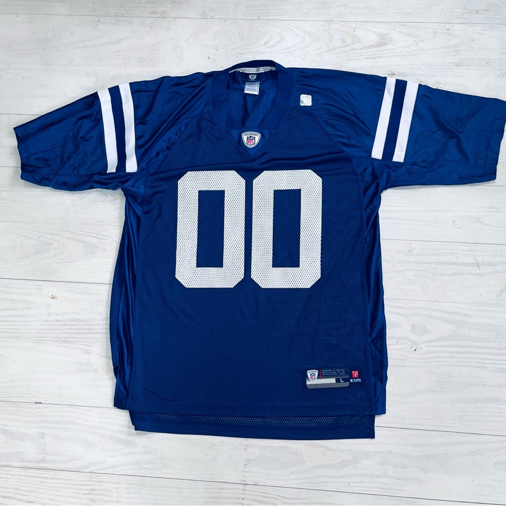 NFL Equipment Men’s On Field 100% Nylon Mesh Colts Jersey Size Large NWOT